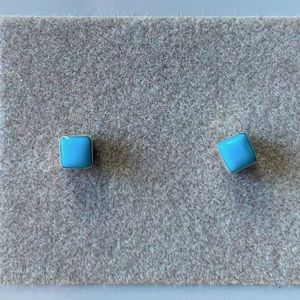 Turquoise stud earrings